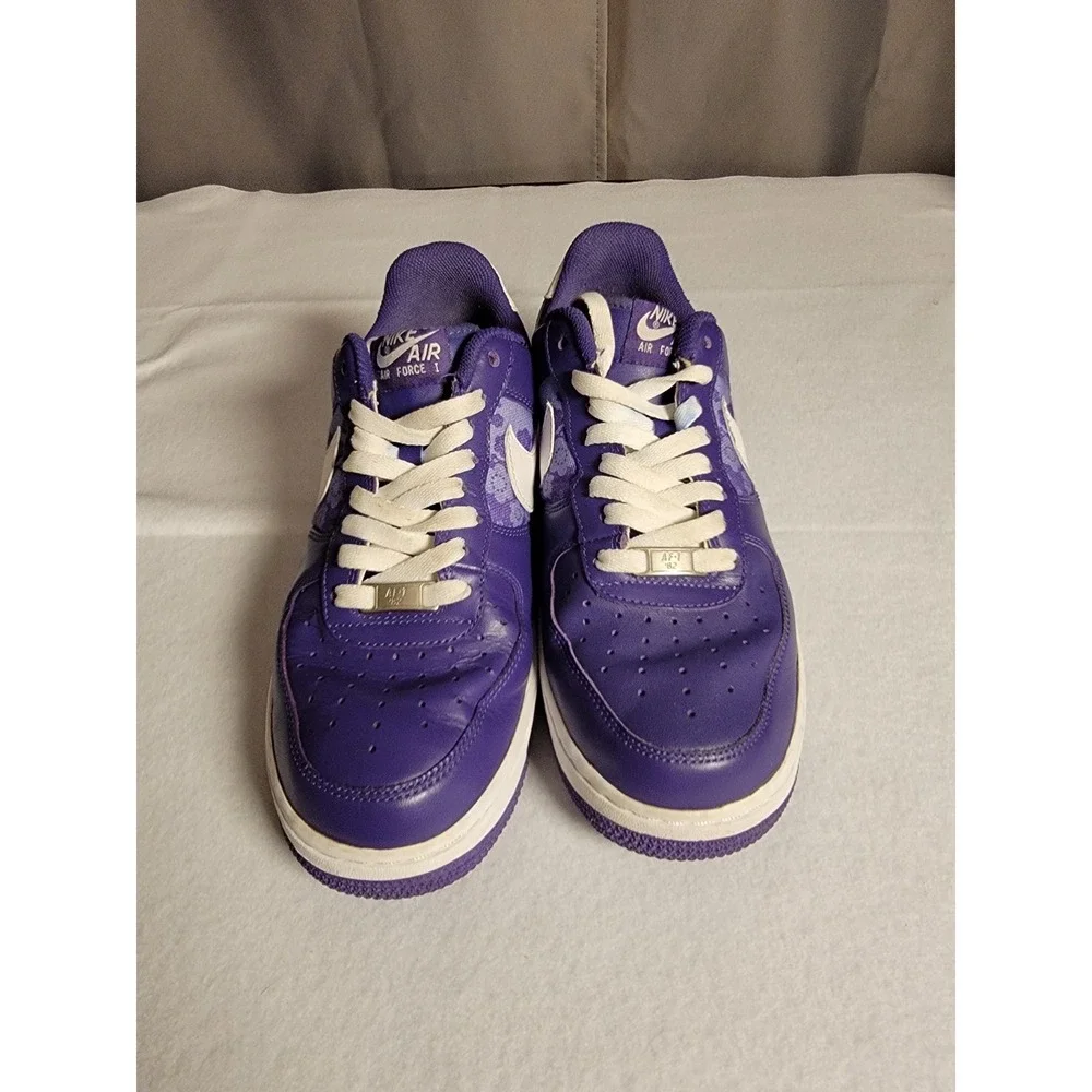 ***Nike Air Force 1 Low Shoes 9.5 Mens Purple sneakers 2008 release date**